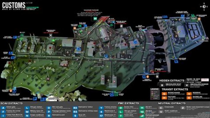 EfT Customs location for TerraGroup Trail 13