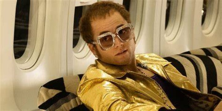 Elton John drinking in Rocketman