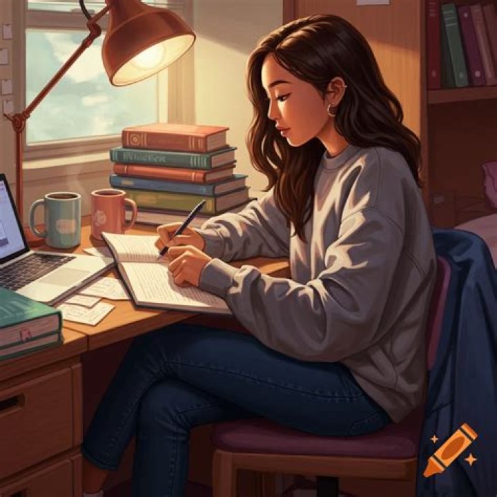 Girl Studying