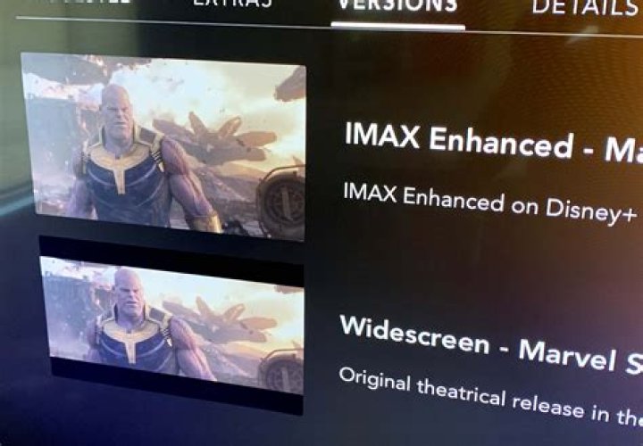 IMAX Enhanced for Disney Plus featuring Marvel Movies from MCU