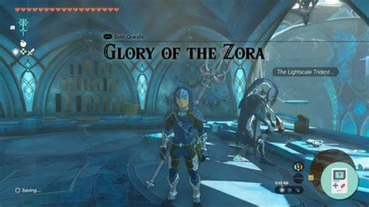 Once you obtain the Zora Greaves in Zelda Tears of the Kingdom, you can swim far more effectively.