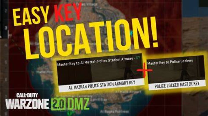 Police Locker Master Key Map Location in DMZ