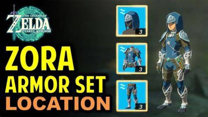 The Zora Armor location in Zelda Tears of the Kingdom is different